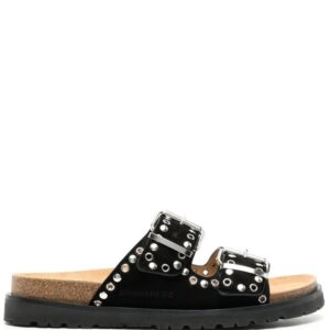 Dsquared2 double-buckle suede sandals