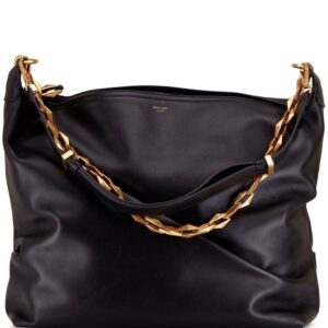 Jimmy Choo chain-strap leather crossbody bag