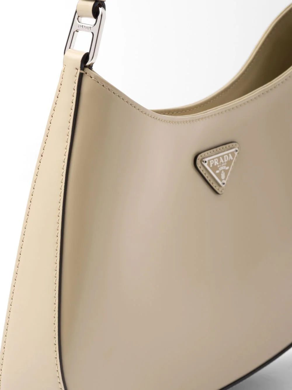 Prada Cleo brushed leather shoulder bag - Image 4