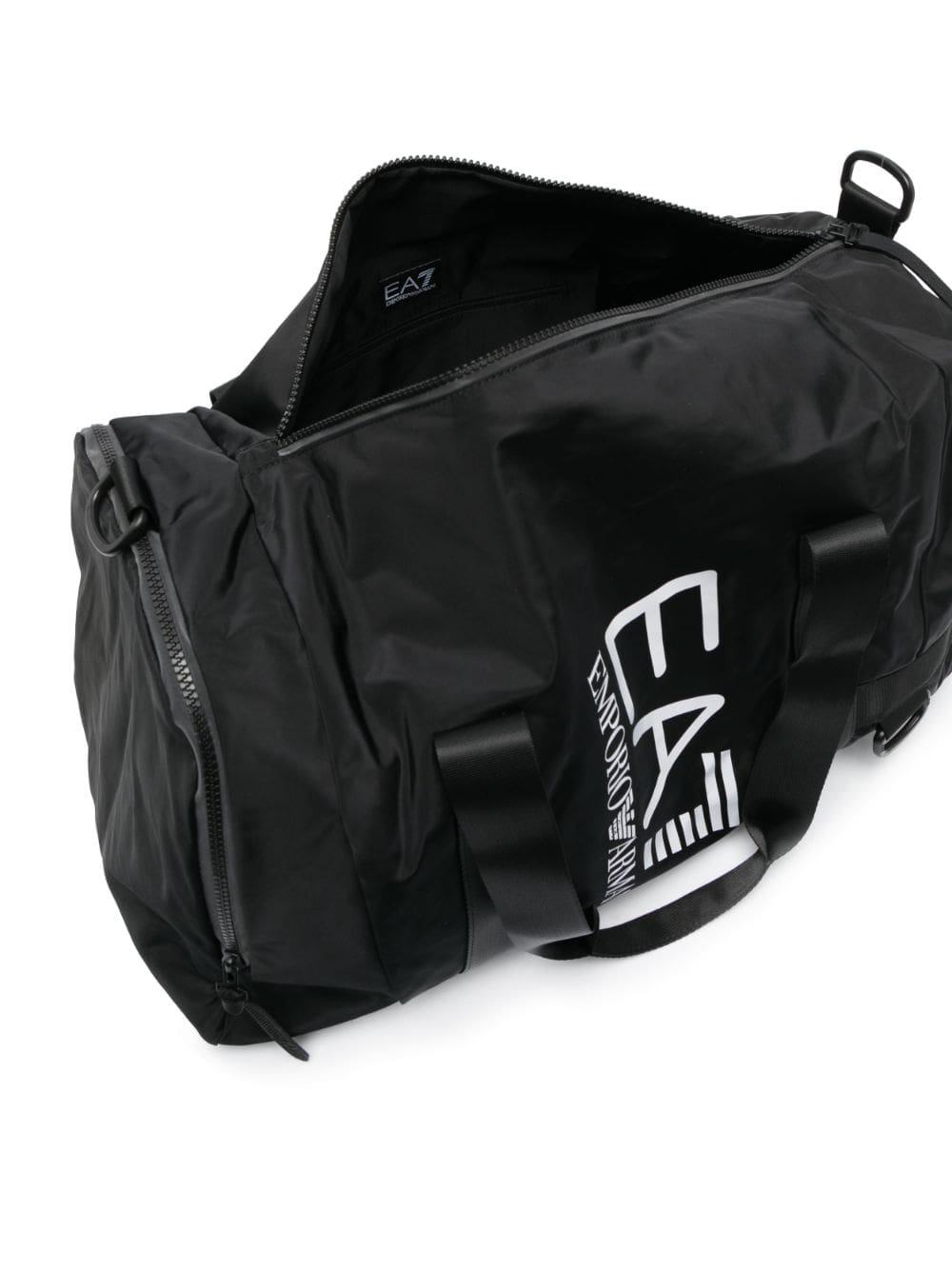 Ea7 Emporio Armani logo-print zipped holdall - Image 4