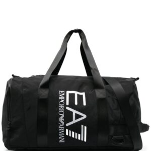 Ea7 Emporio Armani logo-print zipped holdall