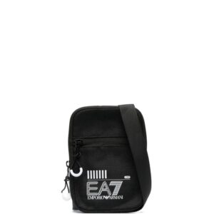 Ea7 Emporio Armani logo-print messenger bag