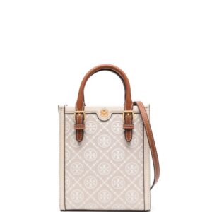 Tory Burch monogram-pattern print tote bag