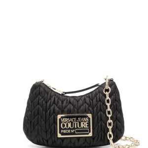 Versace Jeans Couture logo-plaque matelassé shoulder bag