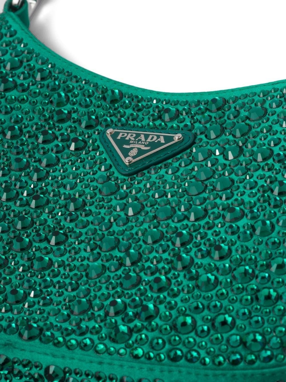 Prada Cleo crystal-embellished shoulder bag - Image 3