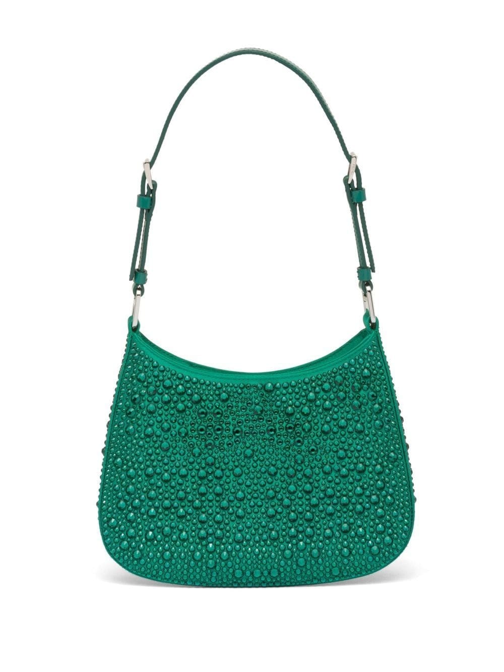 Prada Cleo crystal-embellished shoulder bag - Image 2