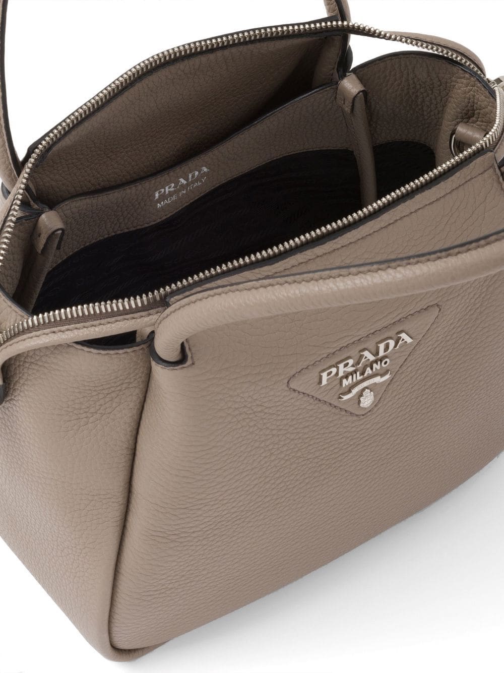 Prada logo-lettering top-handle bag - Image 4