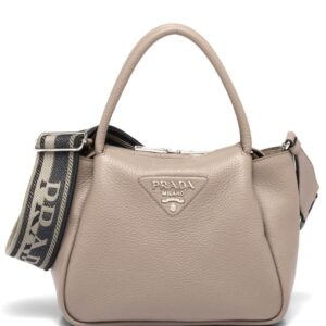 Prada logo-lettering top-handle bag