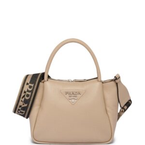 Prada logo-lettering top-handle bag