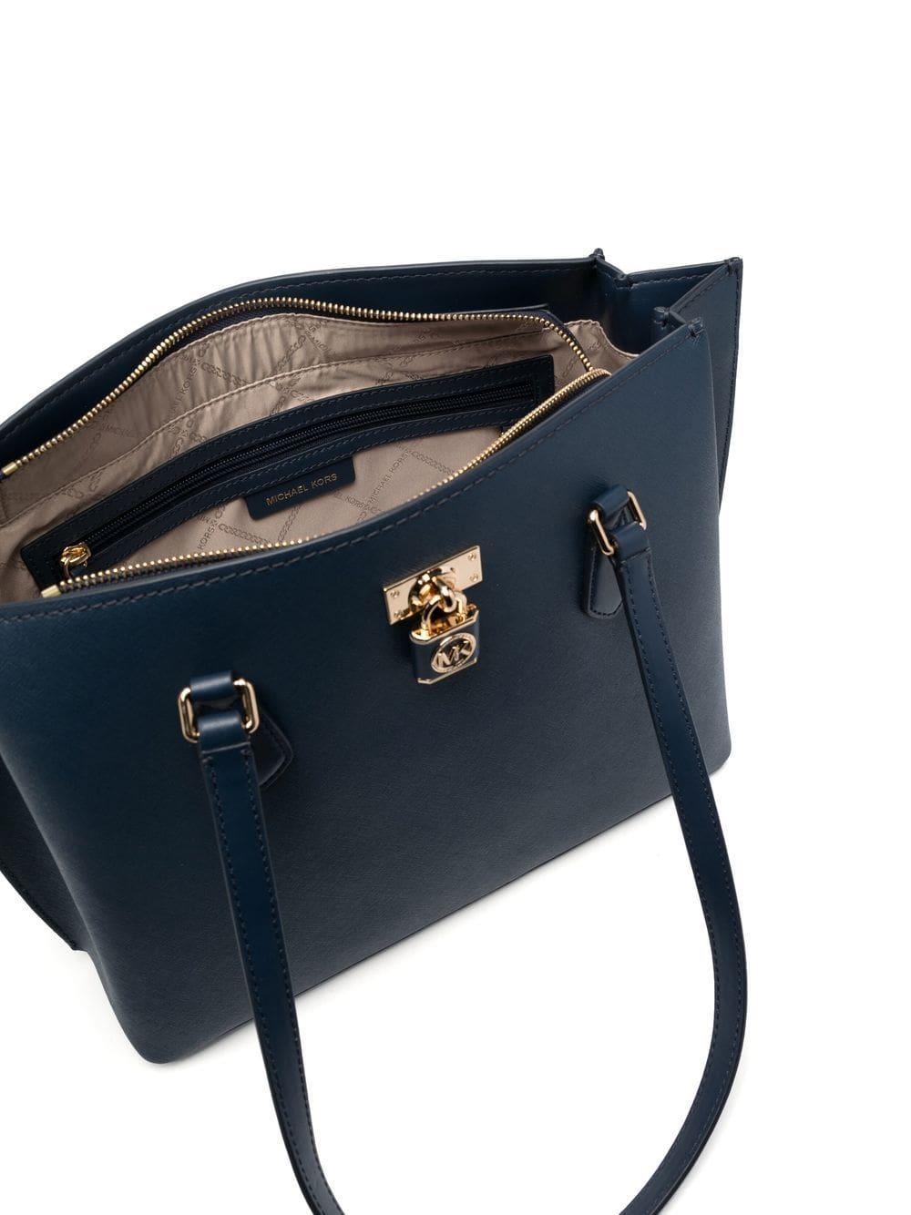 Michael Kors padlock-detail leather tote bag - Image 5