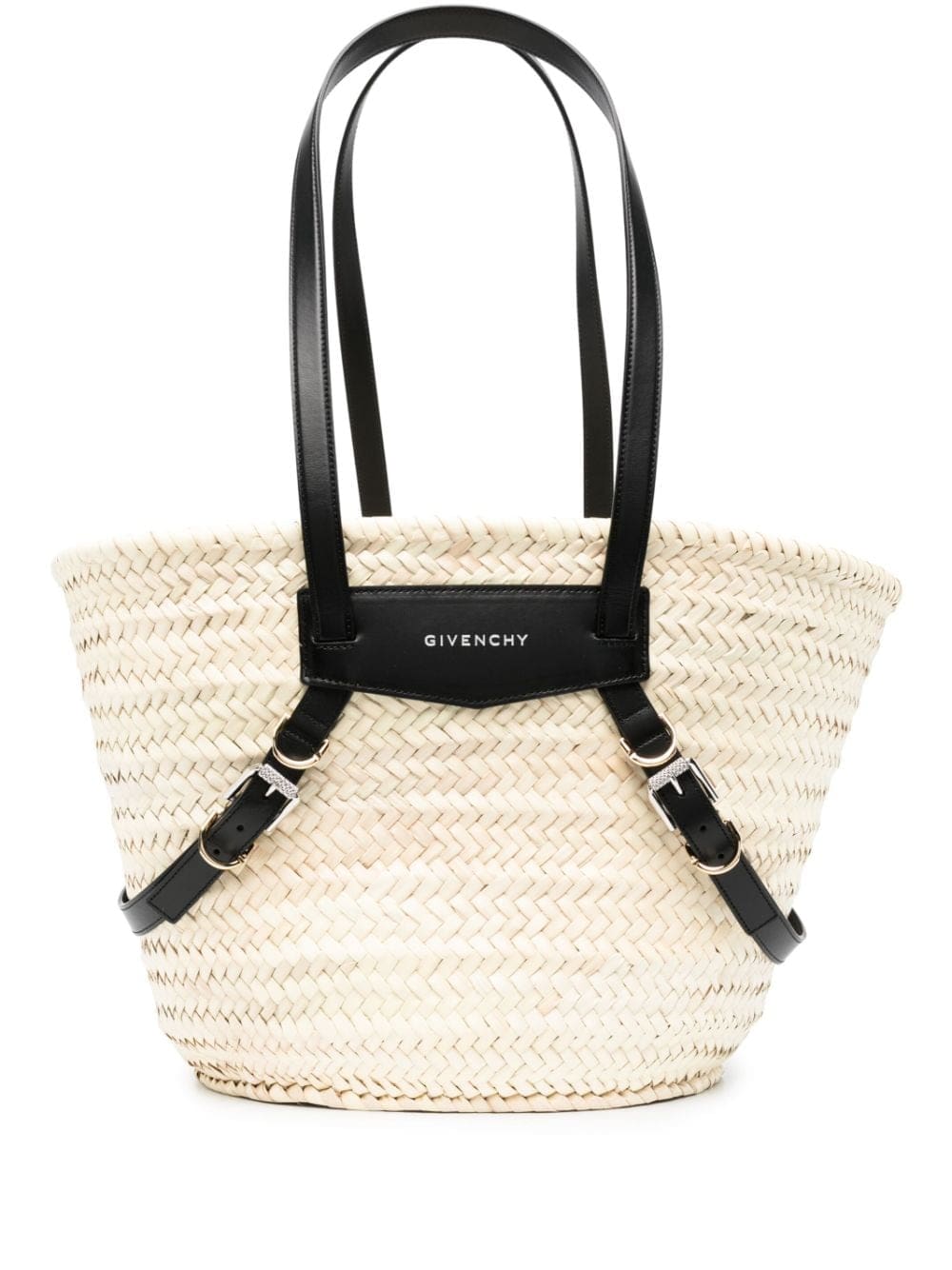 Givenchy medium Voyou raffia tote bag