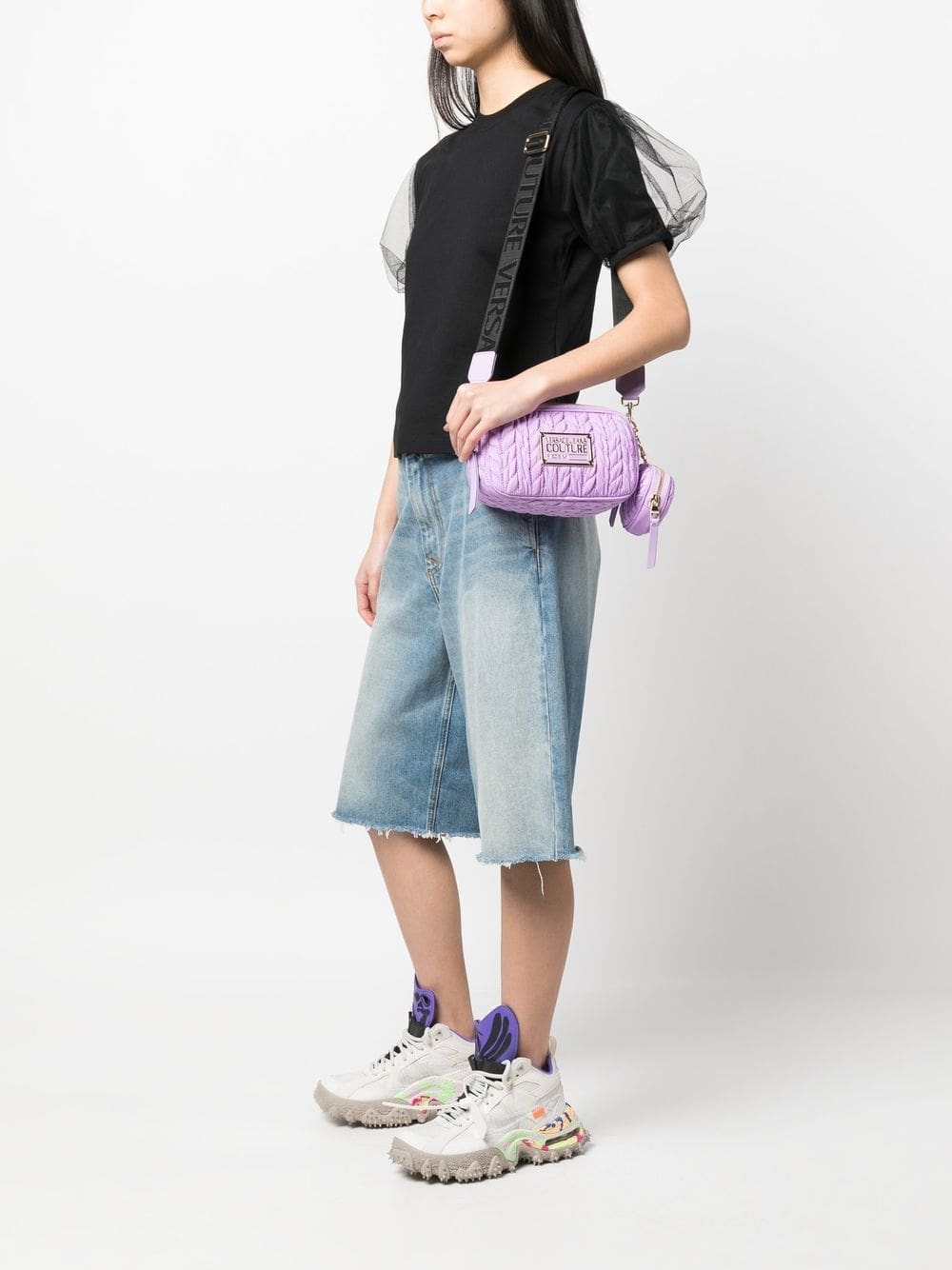 Versace Jeans Couture logo-plaque crossbody bag - Image 2