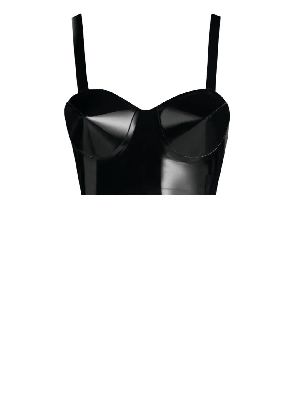 Maison Margiela latex balconette bra