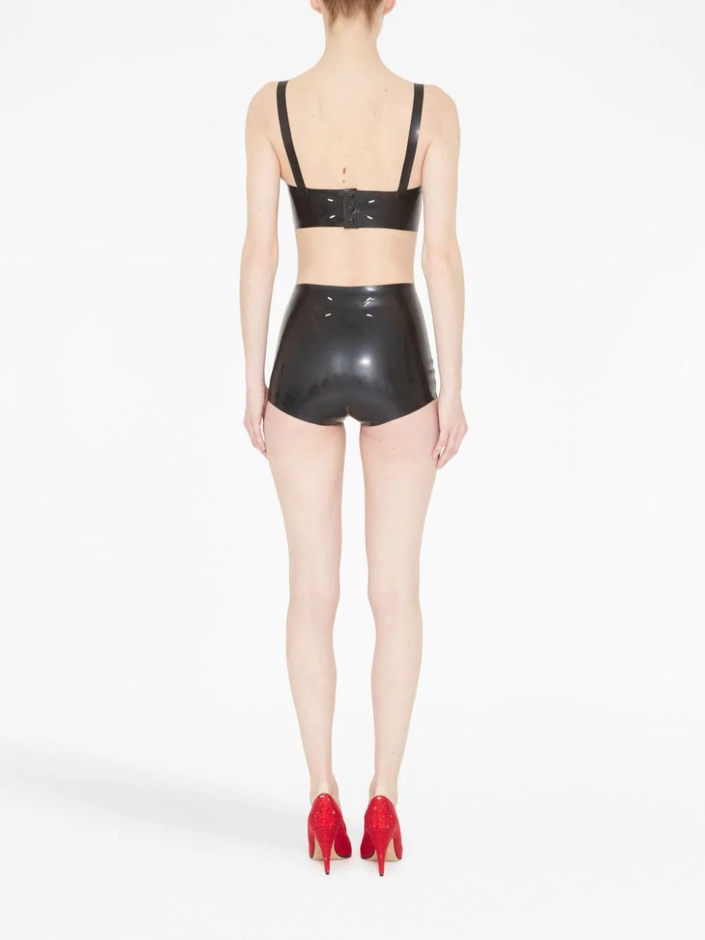 Maison Margiela latex balconette bra - Image 4