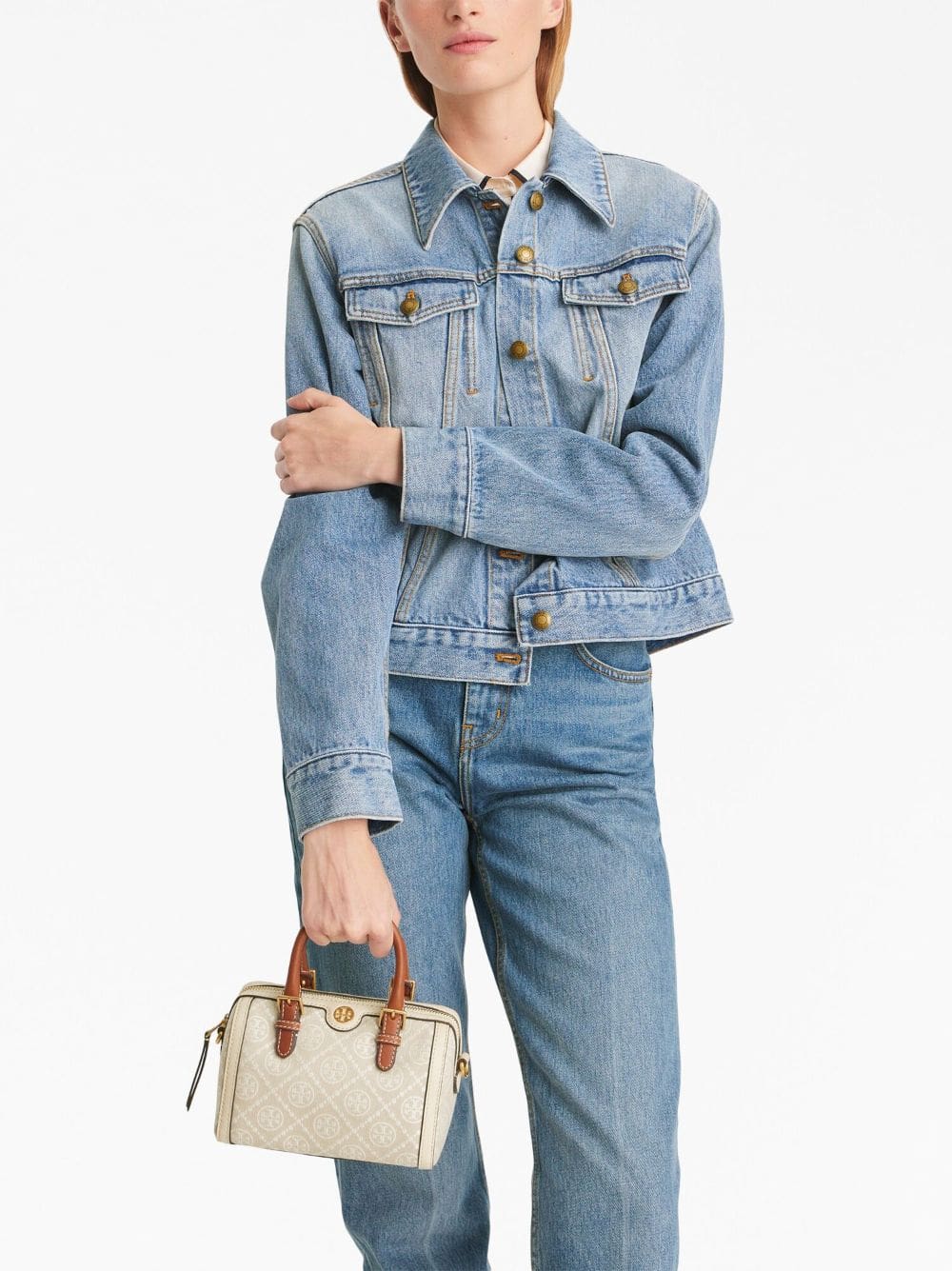 Tory Burch small T Monogram crossbody bag - Image 2