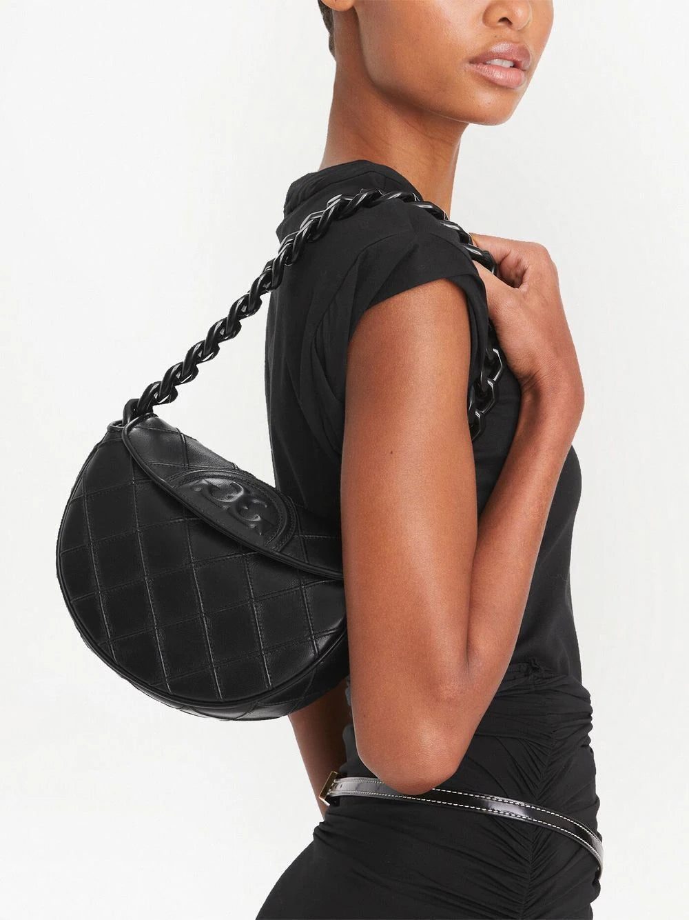 Tory Burch Fleming Soft leather shoulder bag - Image 2