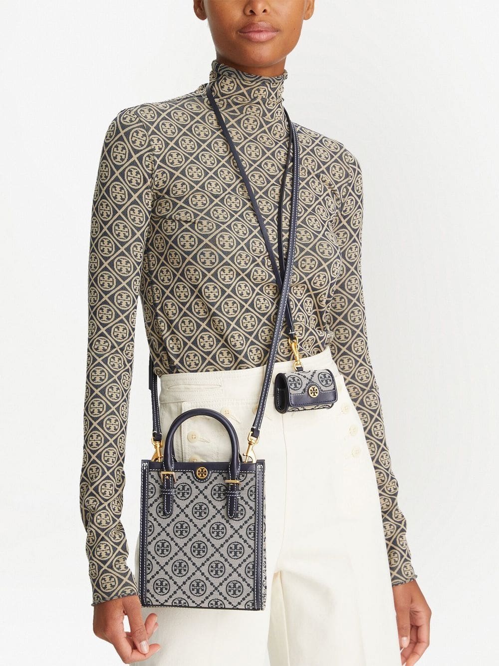 Tory Burch T Monogram mini tote bag - Image 2