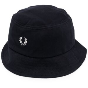 Fred Perry embroidered-logo bucket hat