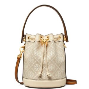 Tory Burch T Monogram jacquard bucket bag