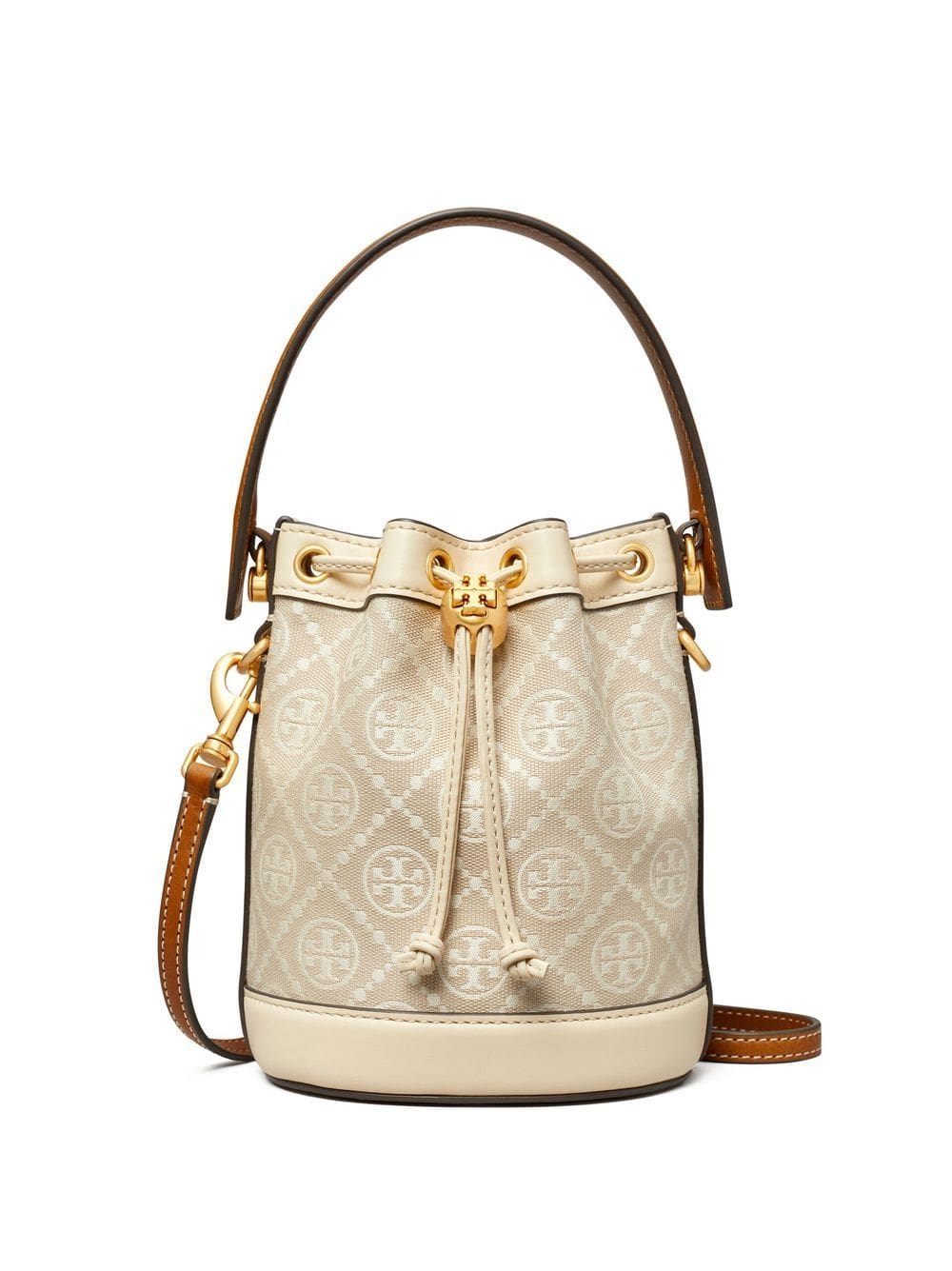 Tory Burch T Monogram jacquard bucket bag