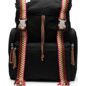 Lanvin Curb logo-patch backpack