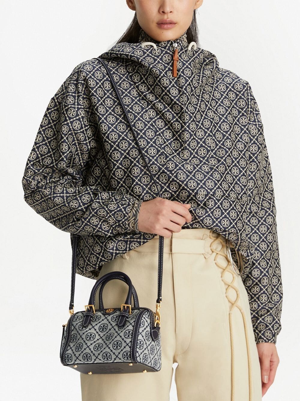 Tory Burch T Monogram barrel bag - Image 2