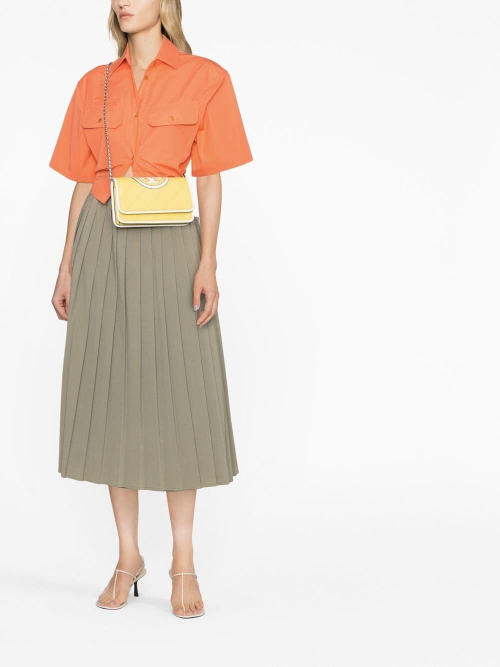 Tory Burch quilted leather crossbody bag - Image 2