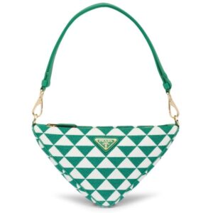 Prada embroidered jacquard mini bag