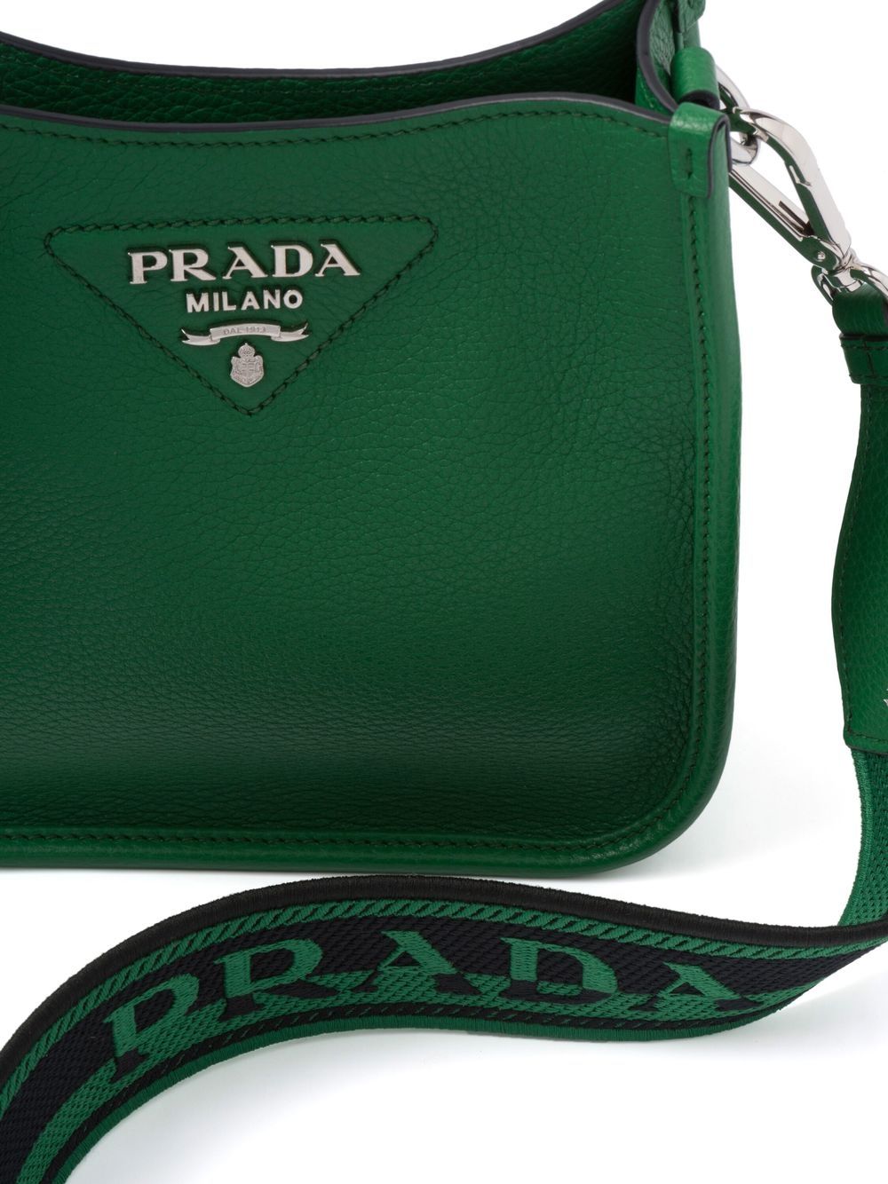 Prada mini logo-plaque shoulder bag - Image 3