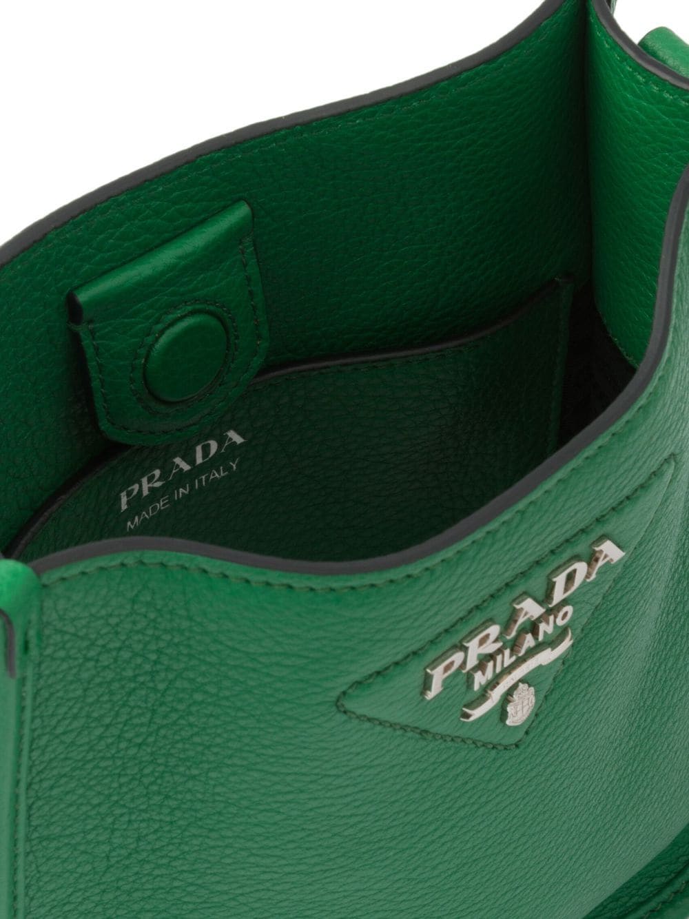 Prada mini logo-plaque shoulder bag - Image 4