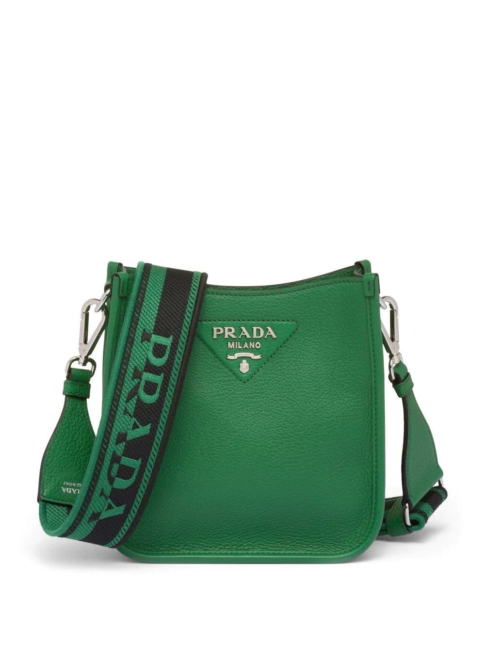 Prada mini logo-plaque shoulder bag