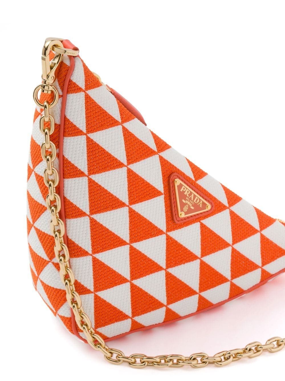 Prada embroidered jacquard mini bag - Image 3