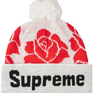 Supreme Rose knit beanie