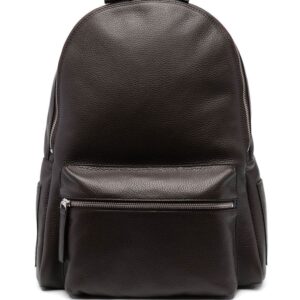 Orciani Micron grained-leather backpack
