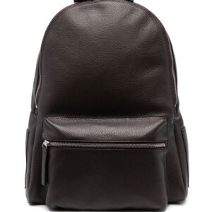 Orciani Micron grained-leather backpack