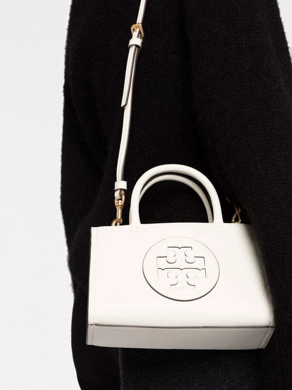Tory Burch Ella logo-patch tote - Image 3