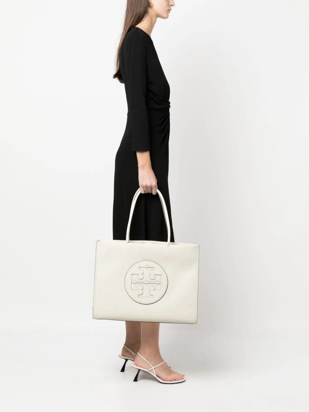 Tory Burch logo-plaque leather tote bag - Image 2