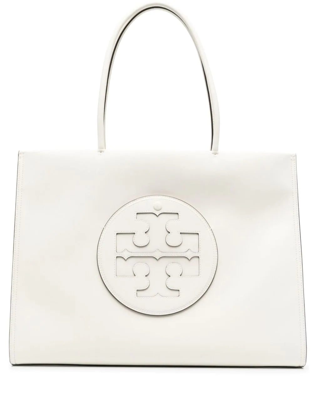 Tory Burch logo-plaque leather tote bag
