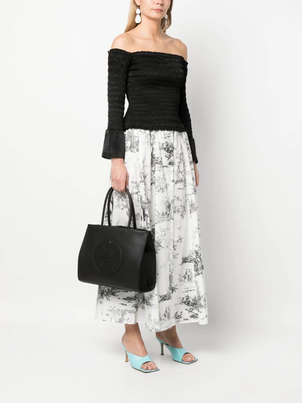 Tory Burch Ella logo patch tote bag - Image 2