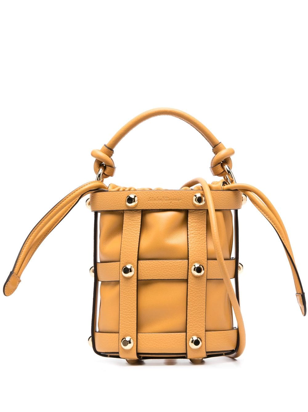 Ferragamo Cage calf-leather bucket bag