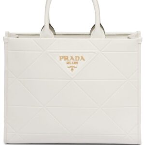 Prada medium Symbole leather tote bag