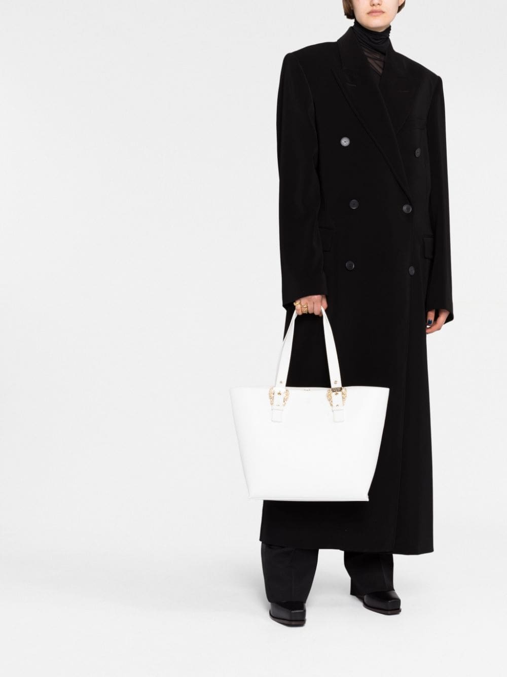 Versace Jeans Couture logo-buckle tote bag - Image 2