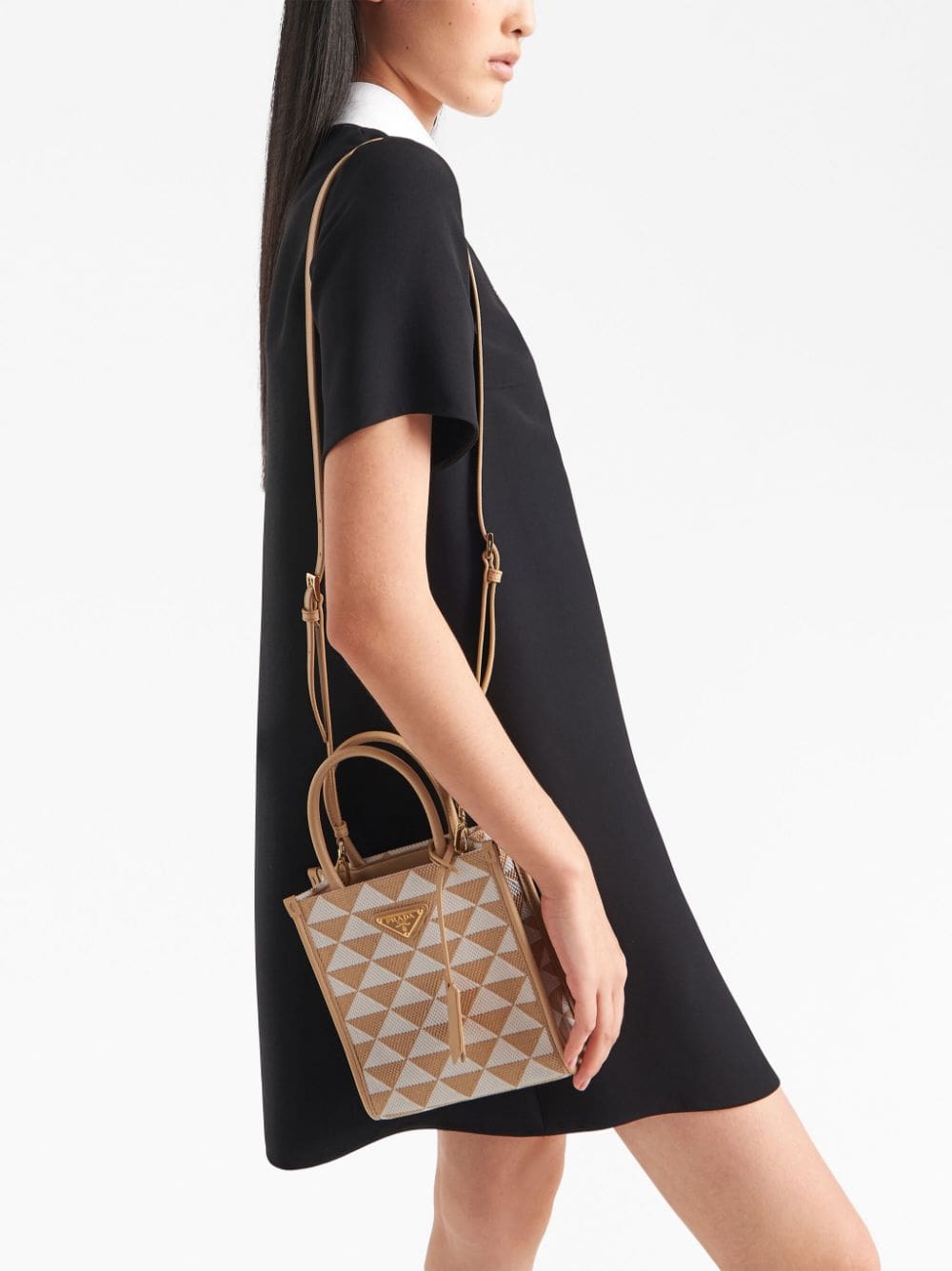 Prada Symbole embroidered mini bag - Image 3