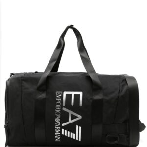 Ea7 Emporio Armani logo-print zipped holdall
