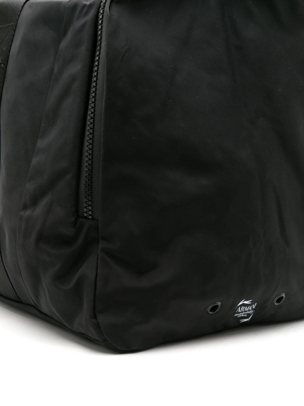 Ea7 Emporio Armani logo-print zipped holdall - Image 5