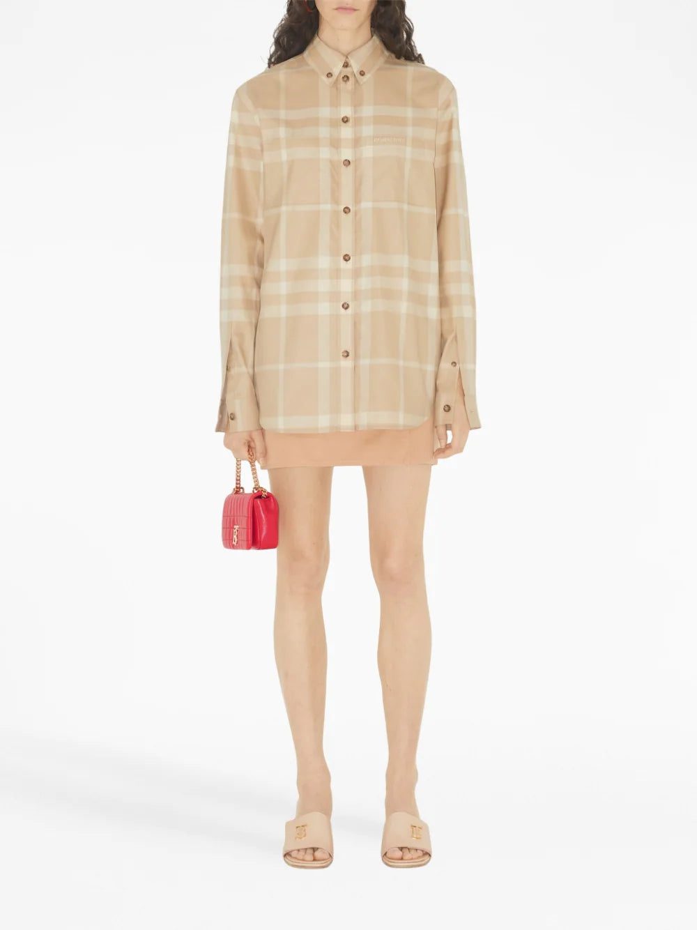 Burberry check cotton shirt - Image 2