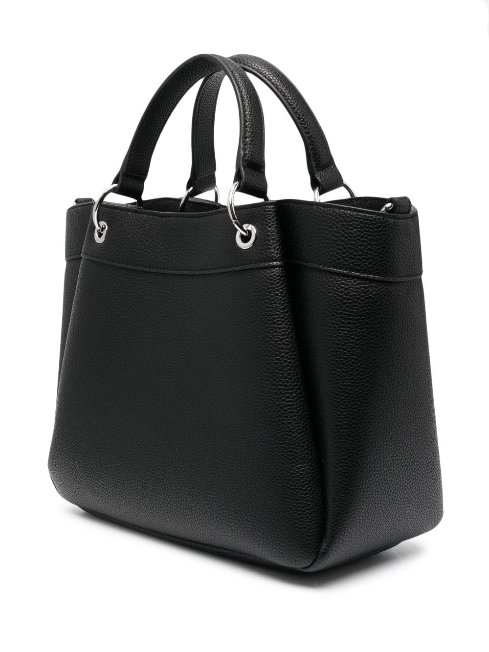 Armani Exchange logo-print leather tote - Image 3