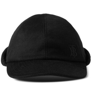 Burberry monogram-motif cashmere baseball cap