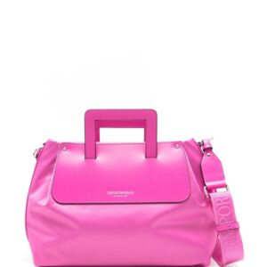 Emporio Armani logo-stamp top-handle bag