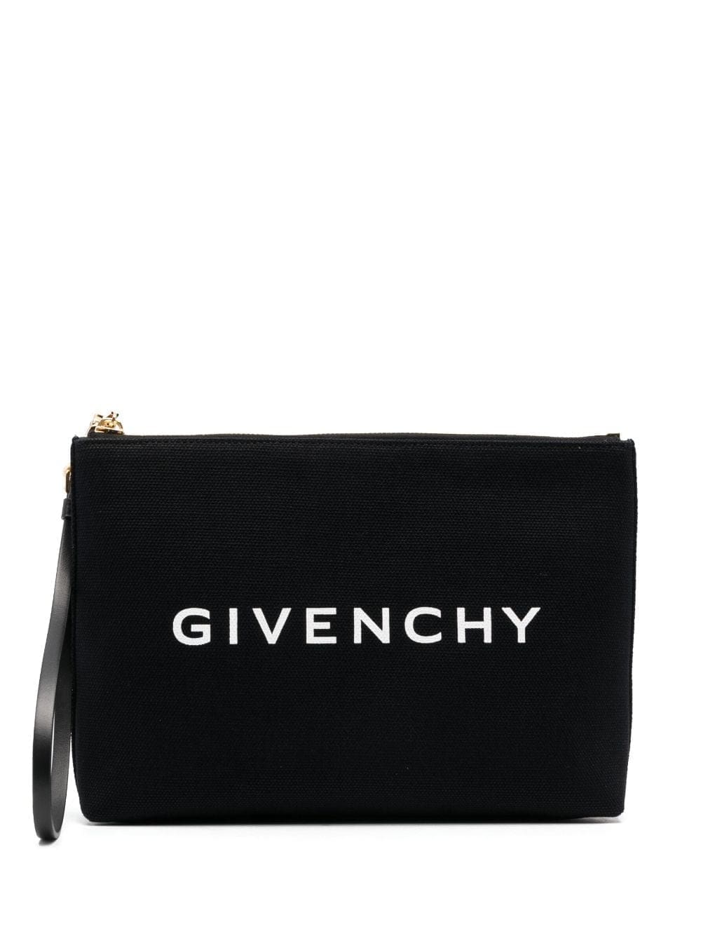 Givenchy logo-print clutch bag